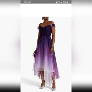 Marchesa Notte purple dress